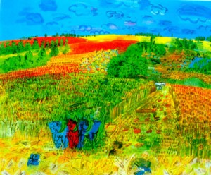 Oil dufy,rauol Painting - The Harvest by Dufy,Rauol