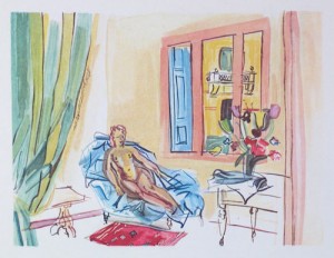 Oil dufy,rauol Painting - Vacances Forcs 3 by Dufy,Rauol