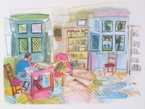 Oil dufy,rauol Painting - Vacances Forcs by Dufy,Rauol