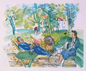 Oil dufy,rauol Painting - Vacances Forcs5 by Dufy,Rauol