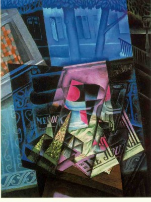  Photograph - Still Life before an Open Window  Place Ravignan by Gris Juan