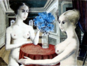 Oil Painting - Silence by Delvaux, Paul