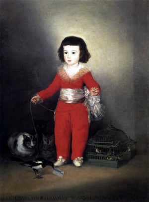 Oil goya francisco Painting - Don Manuel Osorio Manrique de Zuniga  1788 by Goya Francisco