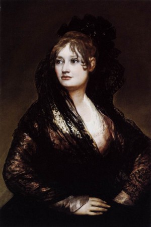 Oil goya francisco Painting - Dona Isabel de Porcel  before 1805 by Goya Francisco