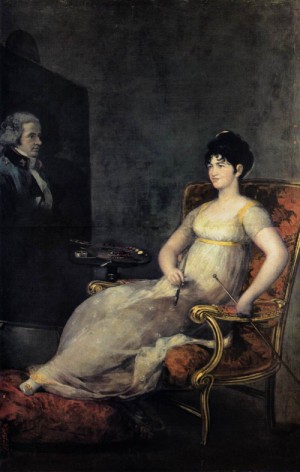 Oil goya francisco Painting - Dona Maria Tomasa Palafox, Marquesa de Villafranca   1804 by Goya Francisco