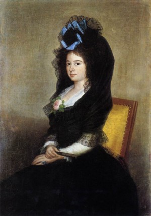 Oil goya francisco Painting - Dona Narcisa Baranana de Goicoechea   c. 1810 by Goya Francisco