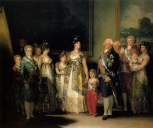 Oil goya francisco Painting - Family of Carlos IV  1800-01 by Goya Francisco