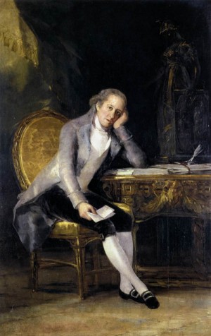 Oil goya francisco Painting - Gaspar Melchor de Jovellanos  1798 by Goya Francisco