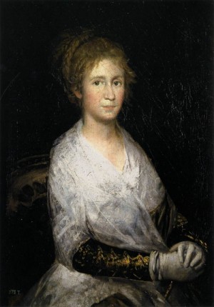 Oil goya francisco Painting - Josefa Bayeu (or Leocadia Weiss)  c. 1798 or 1814 by Goya Francisco