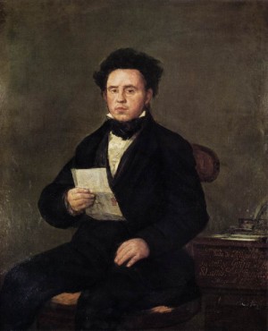 Oil goya francisco Painting - Juan Bautista de Muguiro  1827 by Goya Francisco