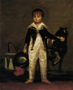 Oil goya francisco Painting - Pepito Costa y Bonells  1813 by Goya Francisco
