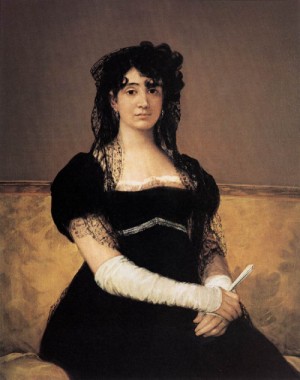 Oil goya francisco Painting - Portrait of Antonia Zárate  c. 1805 by Goya Francisco