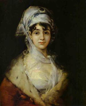 Oil goya francisco Painting - Portrait of Antonia Zárate. c. 1811 by Goya Francisco