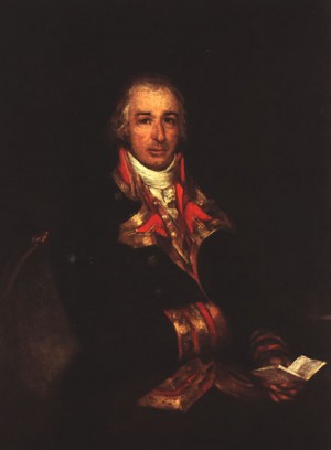 Oil portrait Painting - Portrait of Don José Queralto, approx. 1802 by Goya Francisco