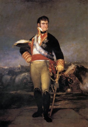 Oil portrait Painting - Portrait of Ferdinand VII  c. 1814 by Goya Francisco