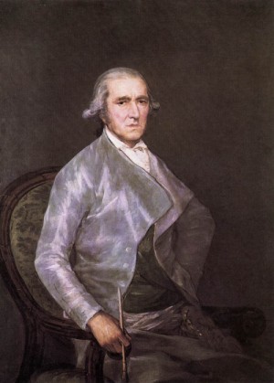 Oil goya francisco Painting - Portrait of Francisco Bayeu  c. 1795 by Goya Francisco