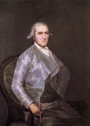Oil portrait Painting - Portrait of Francisco Bayeu  c. 1795 by Goya Francisco