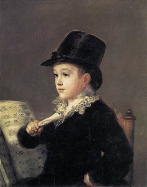 Oil goya francisco Painting - Portrait of Mariano Goya, the Artist's Grandson   1812-14 by Goya Francisco