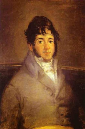 Oil portrait Painting - Portrait of the Actor Isidro Máiquez. 1807 by Goya Francisco