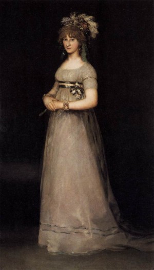 Oil goya francisco Painting - Portrait of the Countess of Chinchón   1797-1800 by Goya Francisco