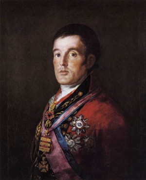 Oil goya francisco Painting - Portrait of the Duke of Wellington 1812 by Goya Francisco