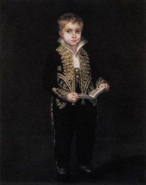 Oil goya francisco Painting - Portrait of Victor Guye  1810 by Goya Francisco