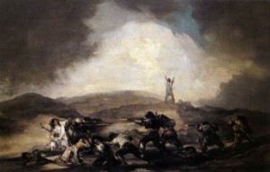 Oil goya francisco Painting - Robbery   c. 1794 by Goya Francisco