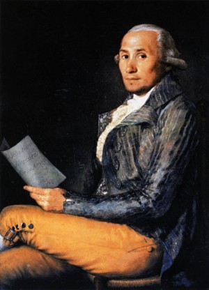 Oil goya francisco Painting - Sebastián Martínez by Goya Francisco