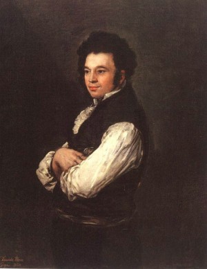 Oil goya francisco Painting - The Architect Don Tiburcio Pérez y Cuervo, 1820 by Goya Francisco
