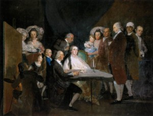 Oil goya francisco Painting - The Family of the Infante Don Luis  1783 by Goya Francisco