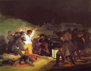 Oil goya francisco Painting - The Third of May, 1808 The Execution of the Defenders of Madrid 1814 by Goya Francisco