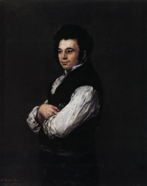 Oil goya francisco Painting - Tiburcio Pérez y Cuervo 1820 by Goya Francisco