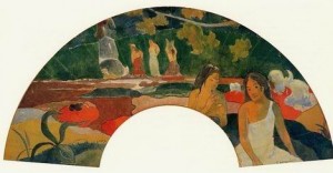 Oil gauguin,paul Painting - Aarearea II Aka Joyousness II by Gauguin,Paul