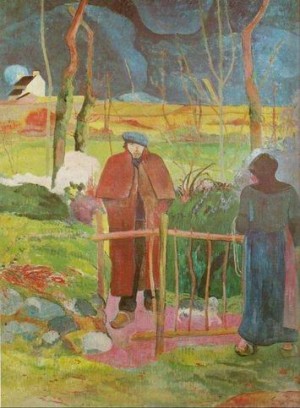 Oil gauguin,paul Painting - Bonjour Monsieur Gauguin by Gauguin,Paul