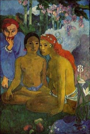 Oil gauguin,paul Painting - Contes Barbares Aka Primitive Tales by Gauguin,Paul