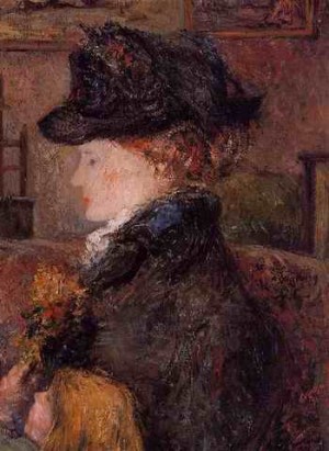Oil gauguin,paul Painting - Ingeborg Thaulow by Gauguin,Paul