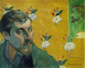 Oil gauguin,paul Painting - Les Miserables  1888 by Gauguin,Paul