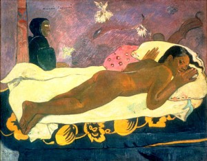 Oil gauguin,paul Painting - Manao tupapau (Spirit of the Dead Watching), 1892 by Gauguin,Paul