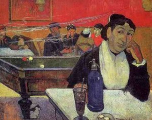 Oil gauguin,paul Painting - Night Cafe At Arles by Gauguin,Paul