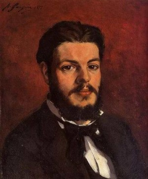 Oil claude Painting - Portrait Of Claude Antoine Charles Favre by Gauguin,Paul