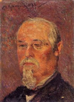Oil portrait Painting - Portrait Of Philibert Favre by Gauguin,Paul