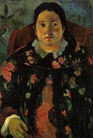 Oil portrait Painting - Portrait Of Suzanne Bambridge by Gauguin,Paul