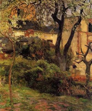 Oil spring Painting - Rouen Spring by Gauguin,Paul