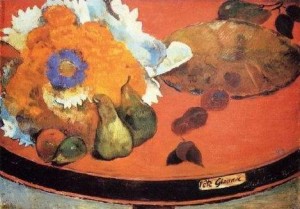Oil gauguin,paul Painting - Still Life Fete Gloanec by Gauguin,Paul