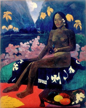 Oil gauguin,paul Painting - Te aa no areois (The Seed of the Areoi), 1892 by Gauguin,Paul