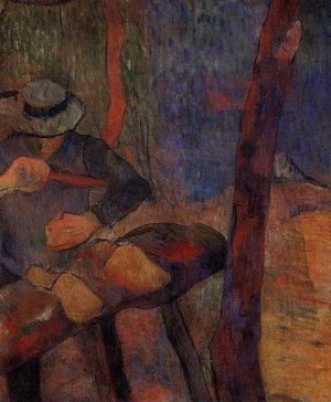 Oil gauguin,paul Painting - The Clog Maker by Gauguin,Paul