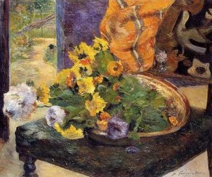  Photograph - The Makings Of A Bouquet by Gauguin,Paul