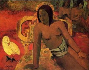 Oil gauguin,paul Painting - Vairumati by Gauguin,Paul