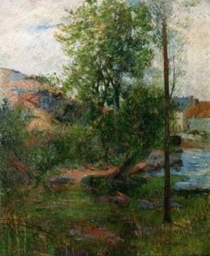  Photograph - Willow by the Aven I by Gauguin,Paul