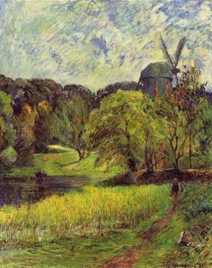  Photograph - Windmil Ostervold Park by Gauguin,Paul